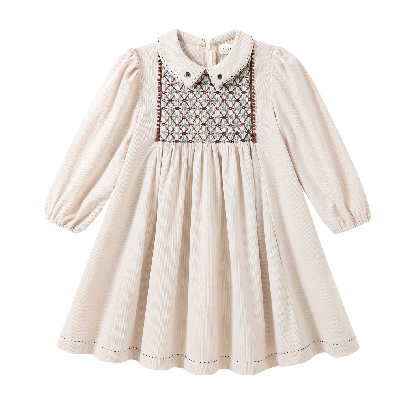 LIMONANA CREAM WINTERBERRY DRESS