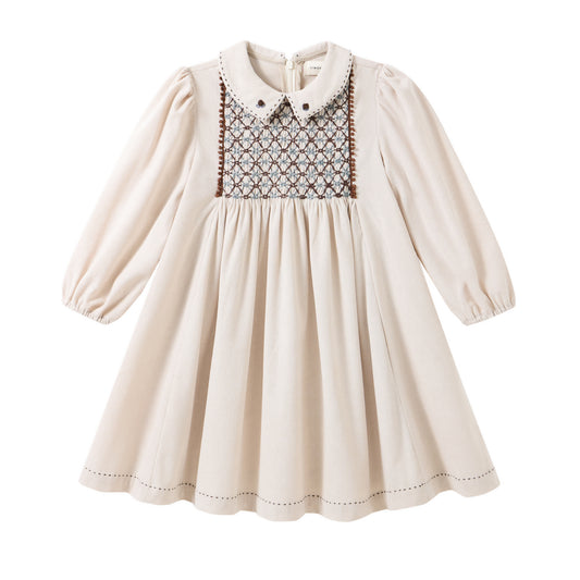 LIMONANA CREAM WINTERBERRY DRESS