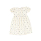 BEBE ORGANIC BIEGE/BLUE TULIP PRINTED DRESS