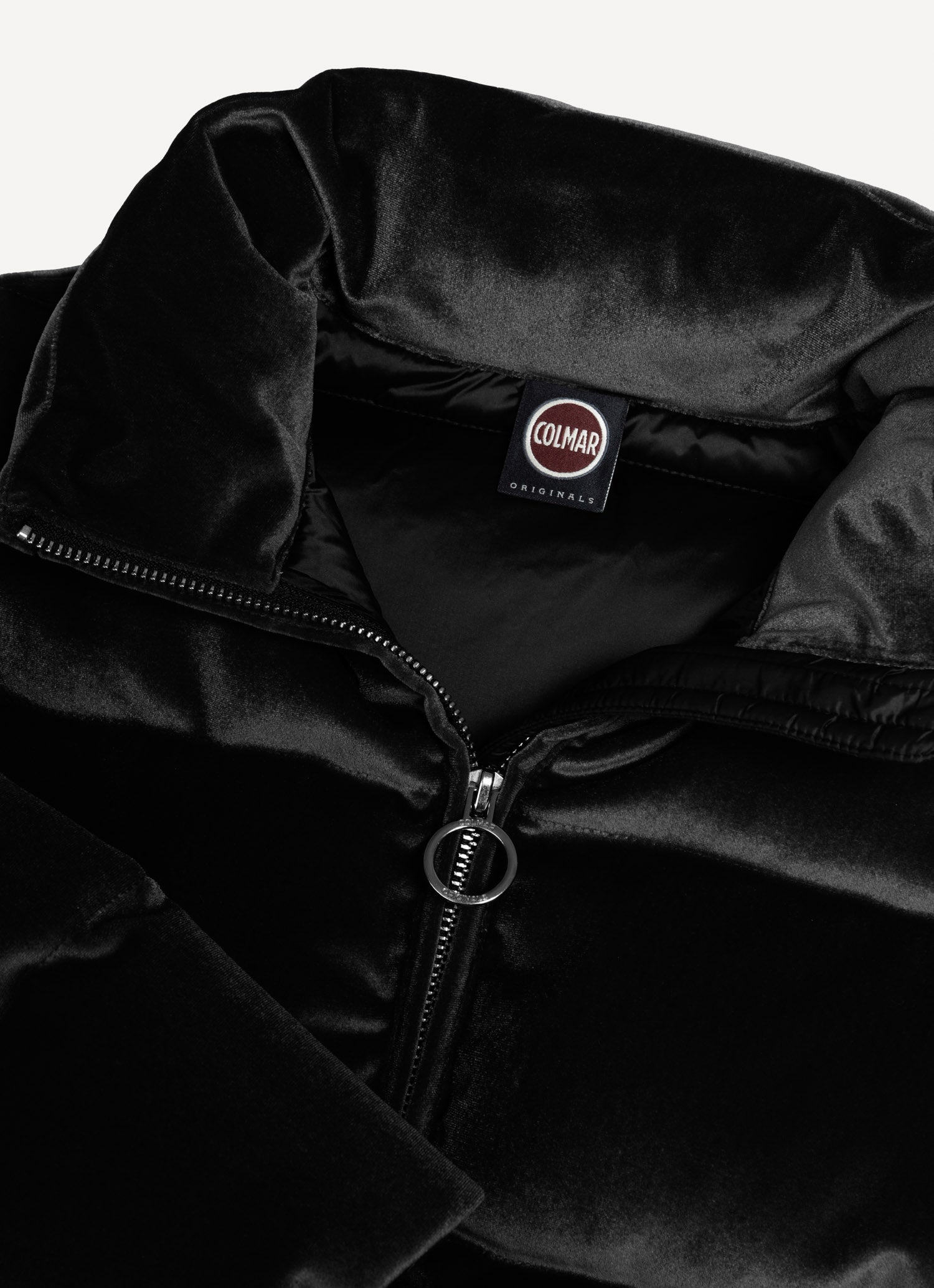 Black velvet puffer online