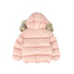 COLMAR PINK FUR TRIM PUFFER COAT