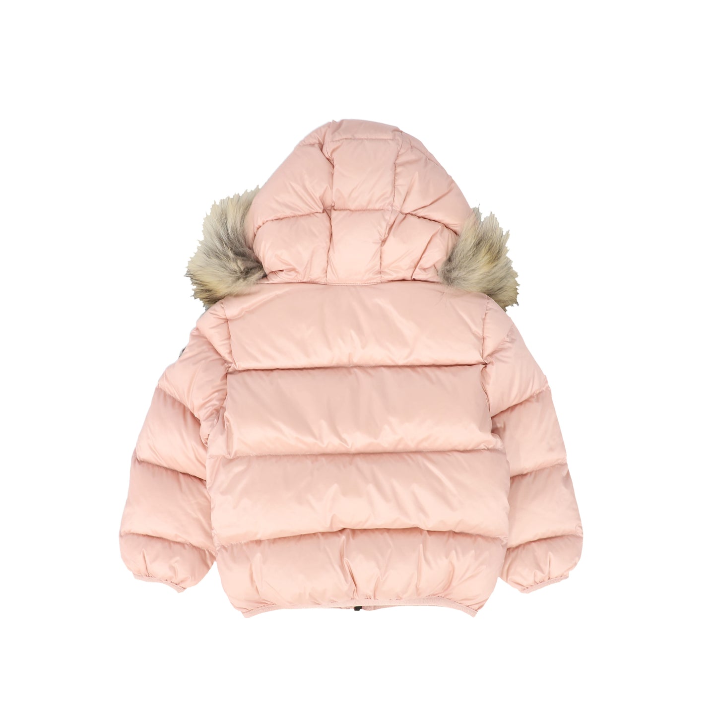 COLMAR PINK FUR TRIM PUFFER COAT