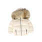 COLMAR BEIGE FUR TRIM PUFFER COAT