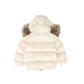 COLMAR BEIGE FUR TRIM PUFFER COAT