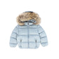 COLMAR BLUE FUR TRIM PUFFER COAT