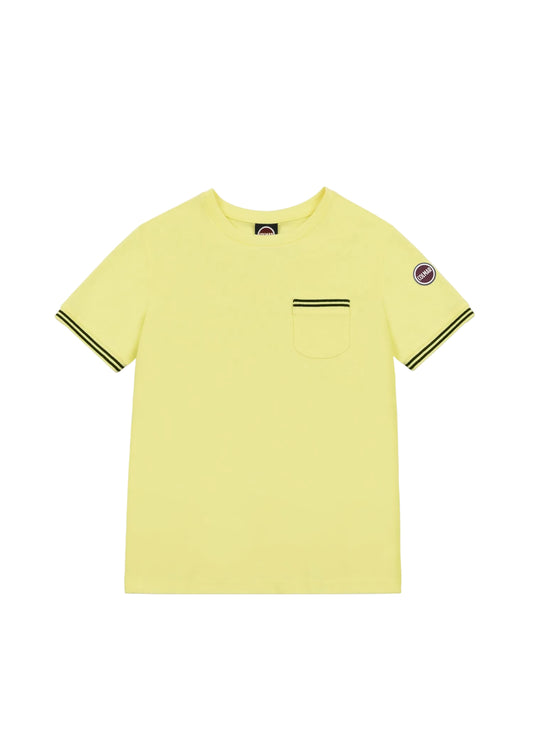 COLMAR YELLOW PIQUE POCKET T-SHIRT