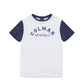 COLMAR WHITE COLOR BLOCK LOGO T-SHIRT