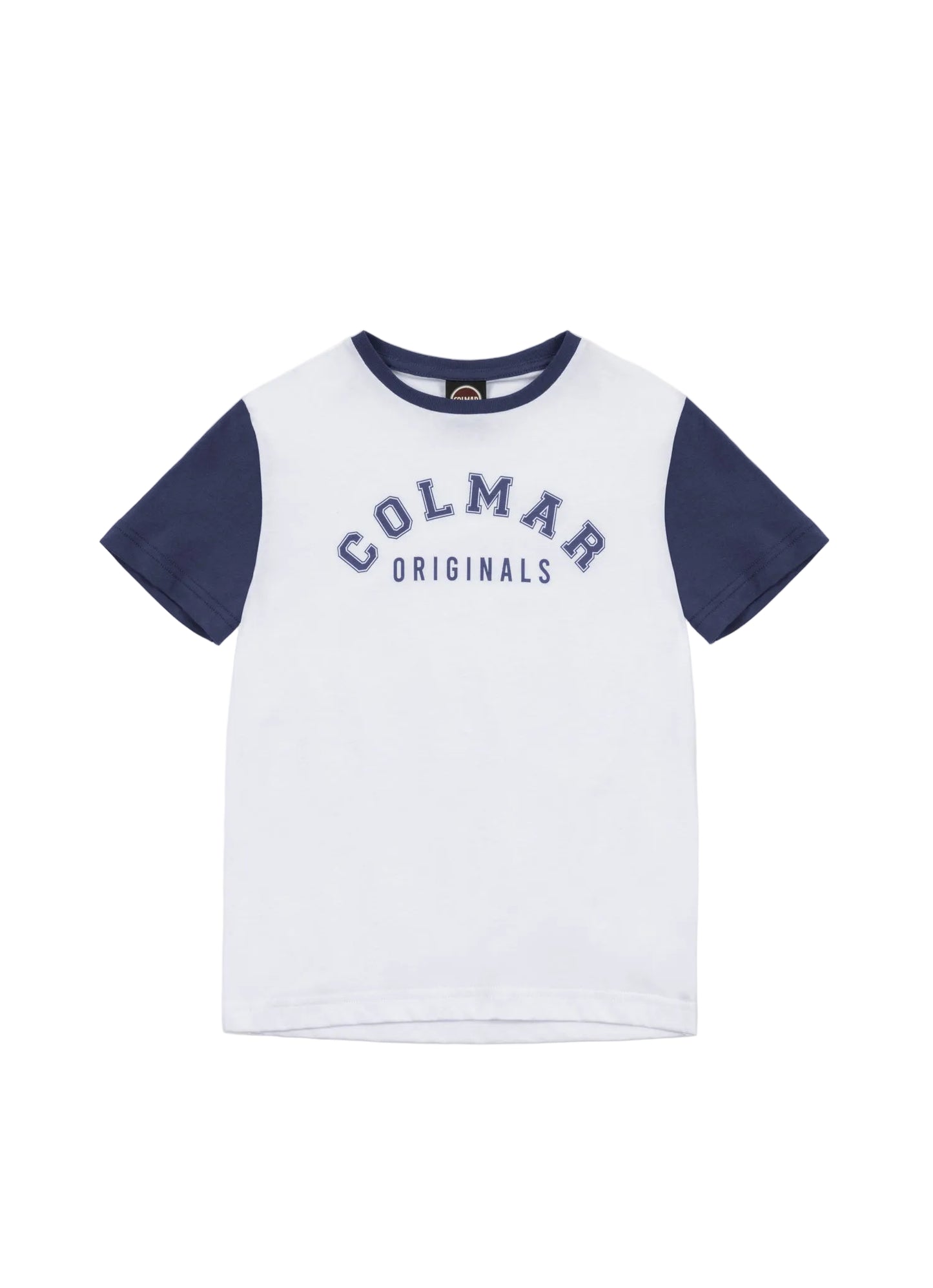 COLMAR WHITE COLOR BLOCK LOGO T-SHIRT