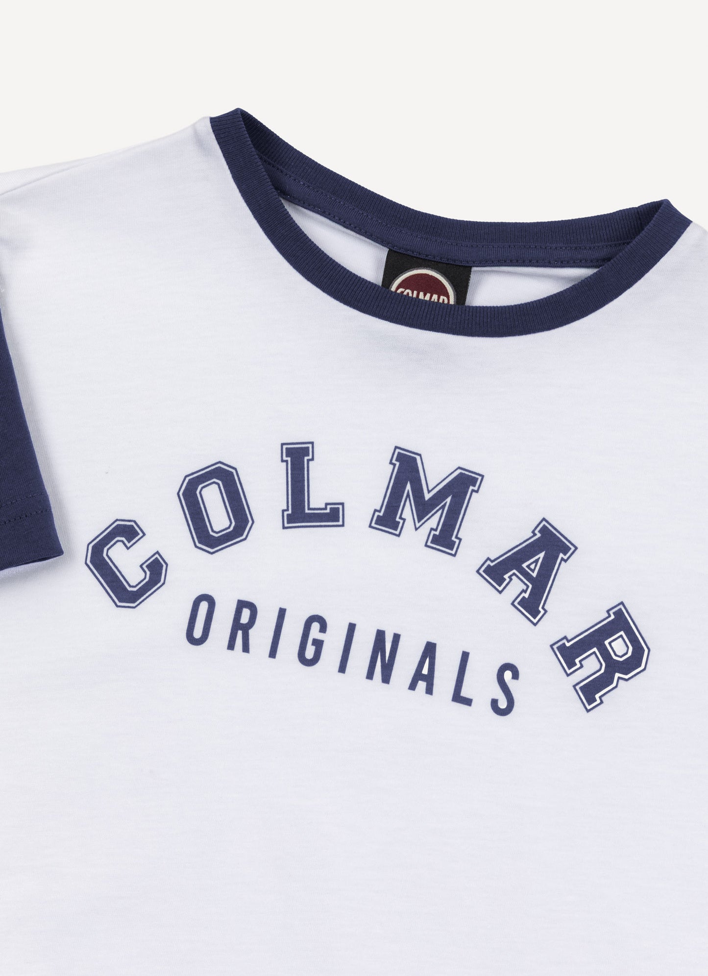 COLMAR WHITE COLOR BLOCK LOGO T-SHIRT
