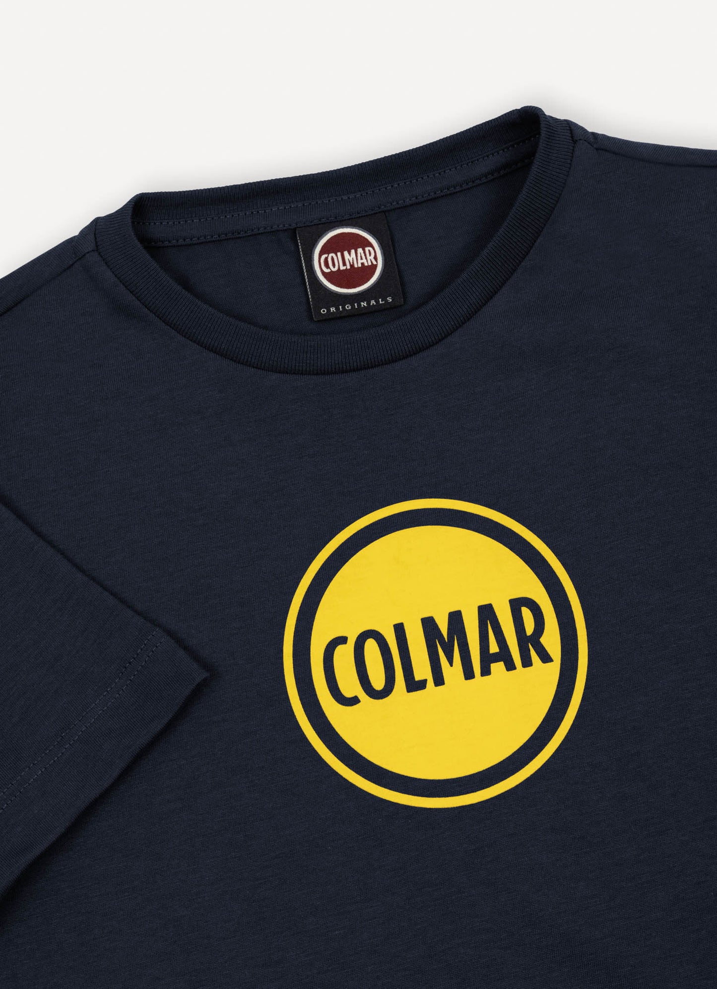 COLMAR NAVY/YELLOW FRONT LOGO SS T-SHIRT