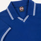 COLMAR MID BLUE STRIPE V NECK POLO T-SHIRT