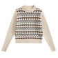 LIMONANA CREAM WINTERBERRY SWEATER