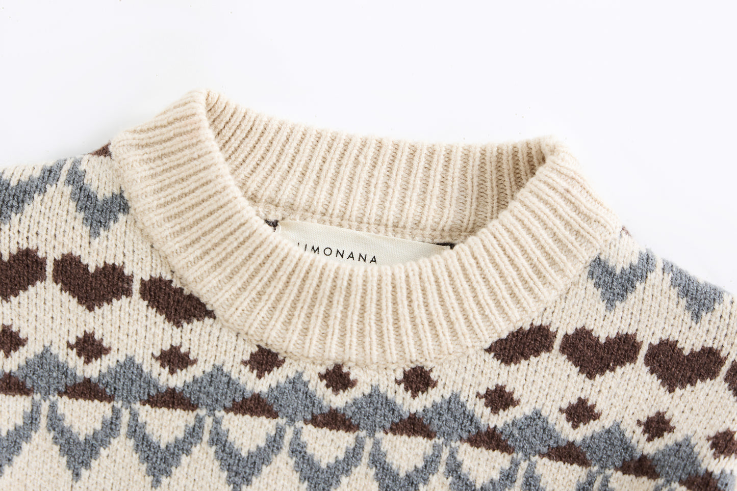 LIMONANA CREAM WINTERBERRY SWEATER