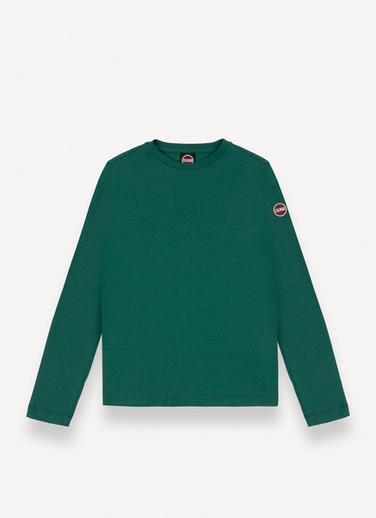 COLMAR TEAL SOLID LS T-SHIRT