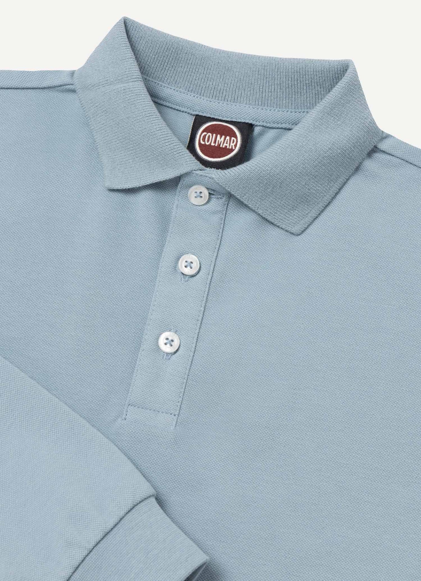 COLMAR LIGHT BLUE LS POLO TSHIRT