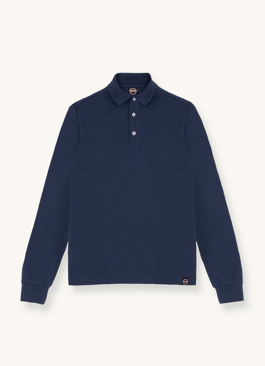 COLMAR DEEP BLUE LS POLO TSHIRT