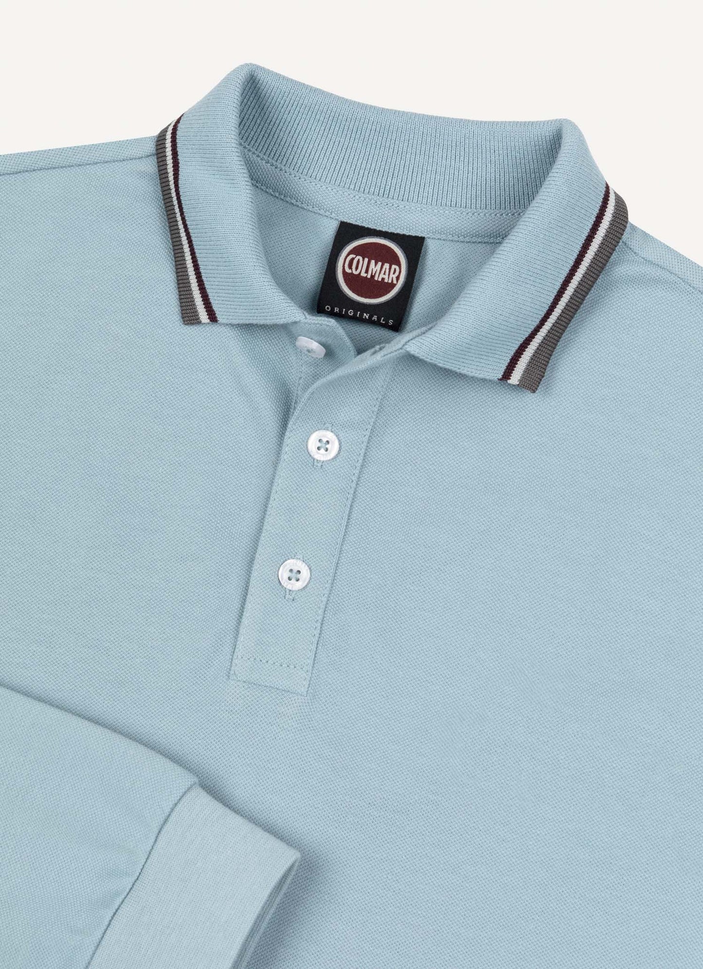 COLMAR LIGHT BLUE TRIM COLLAR POLO TSHIRT