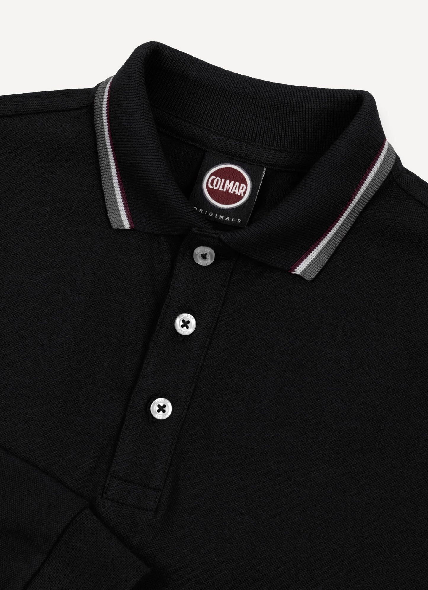 COLMAR BLACK TRIM COLLAR POLO TSHIRT