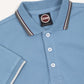 COLMAR DUSTY BLUE TRIM SS POLO T-SHIRT