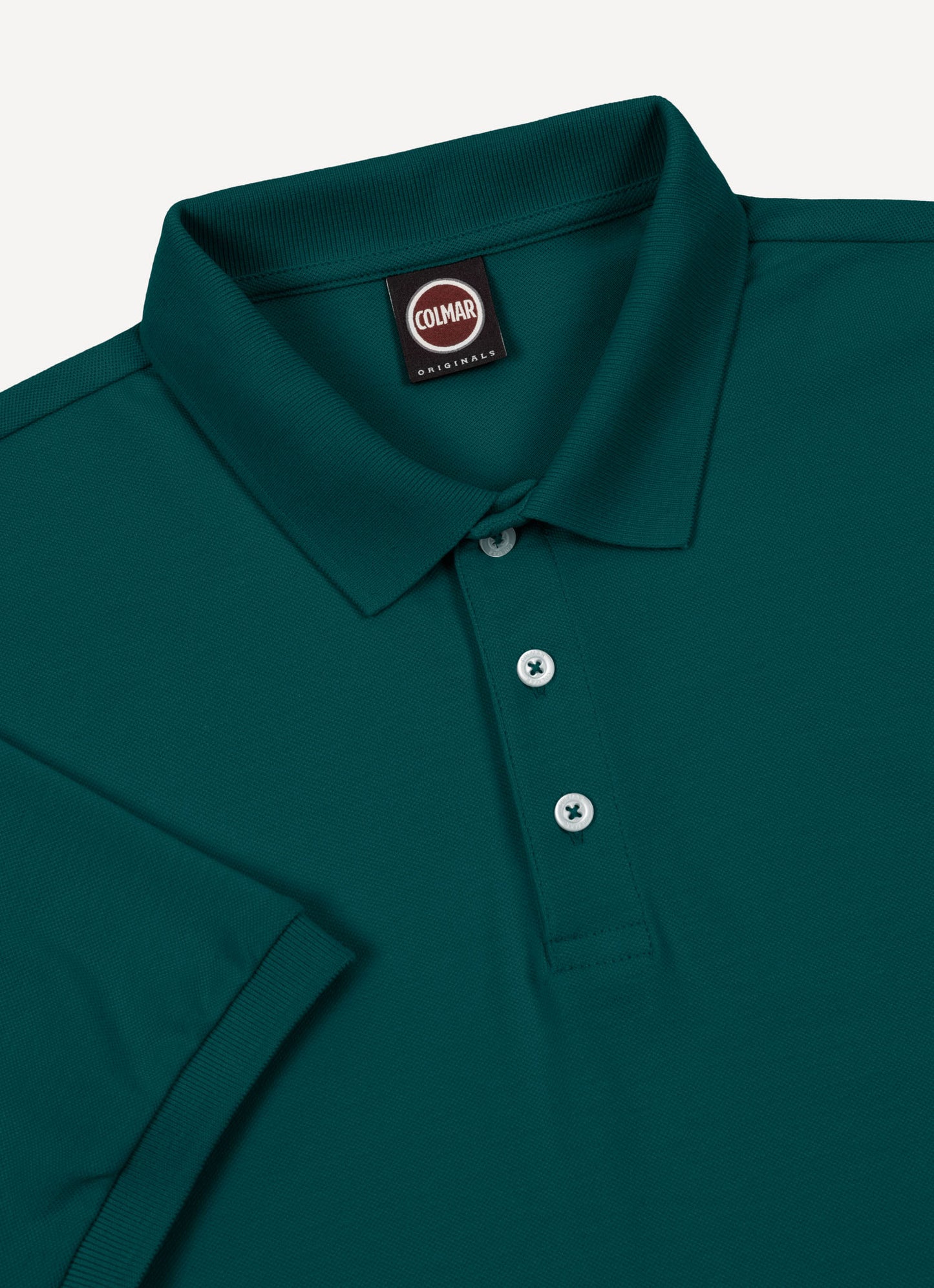 COLMAR TEAL SOLID SS POLO T-SHIRT