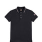 COLMAR BLACK STRIPE TRIM POLO T-SHIRT