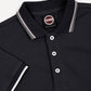 COLMAR BLACK STRIPE TRIM POLO T-SHIRT