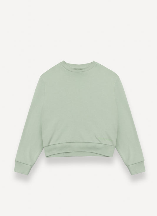 COLMAR SAGE GREEN TONE ON TONE LOGO SWEATSHIRT