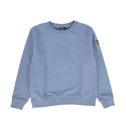 COLMAR DUSTY BLUE SOLID PULLOVER SWEATSHIRT