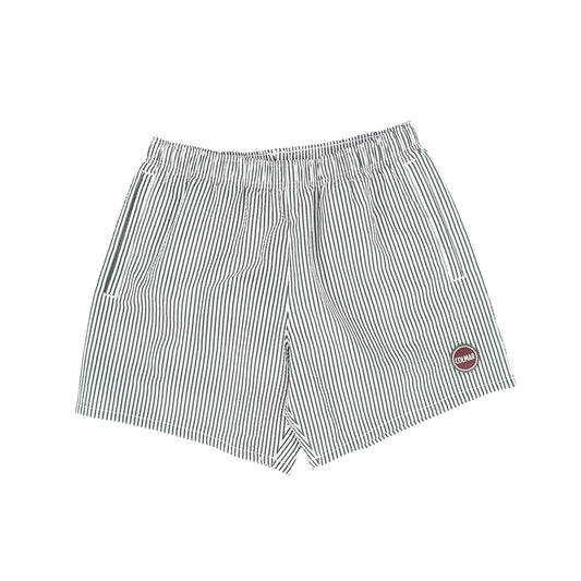 COLMAR GREEN STRIPED SWIM TRUNKS