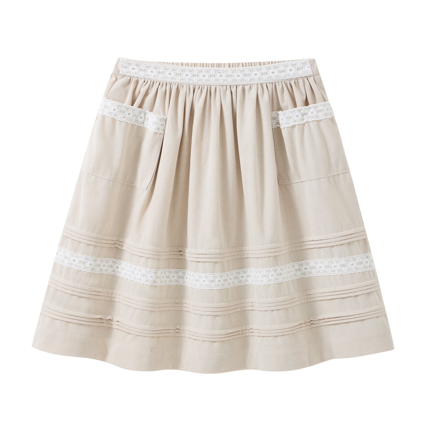 LIMONANA CREAM WINTERBERRY SKIRT
