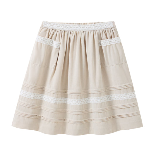 LIMONANA CREAM WINTERBERRY SKIRT