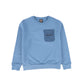 COLMAR DUSTY BLUE POCKET PULLOVER SWEATSHIRT