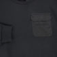 COLMAR BLACK POCKET PULLOVER SWEATSHIRT