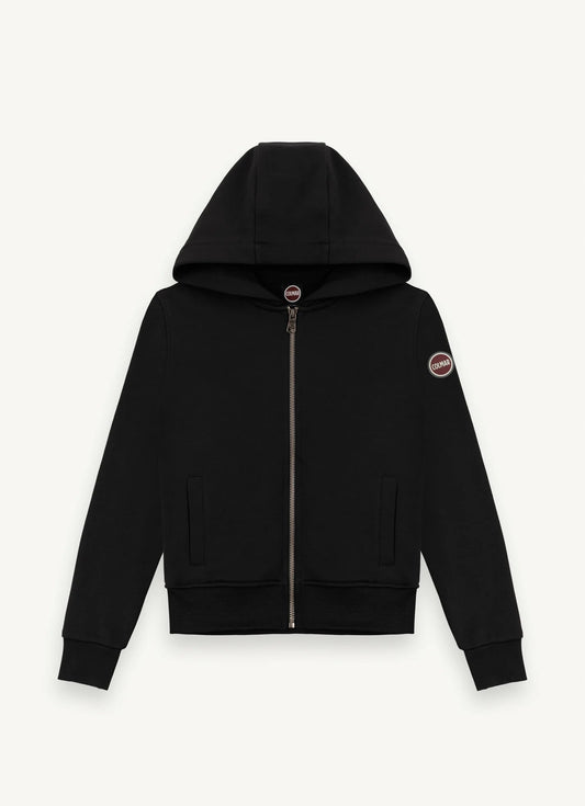 COLMAR BLACK POCKET HOODED SWEATSHIRT