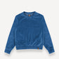 COLMAR BLUE VELOUR SWEATSHIRT