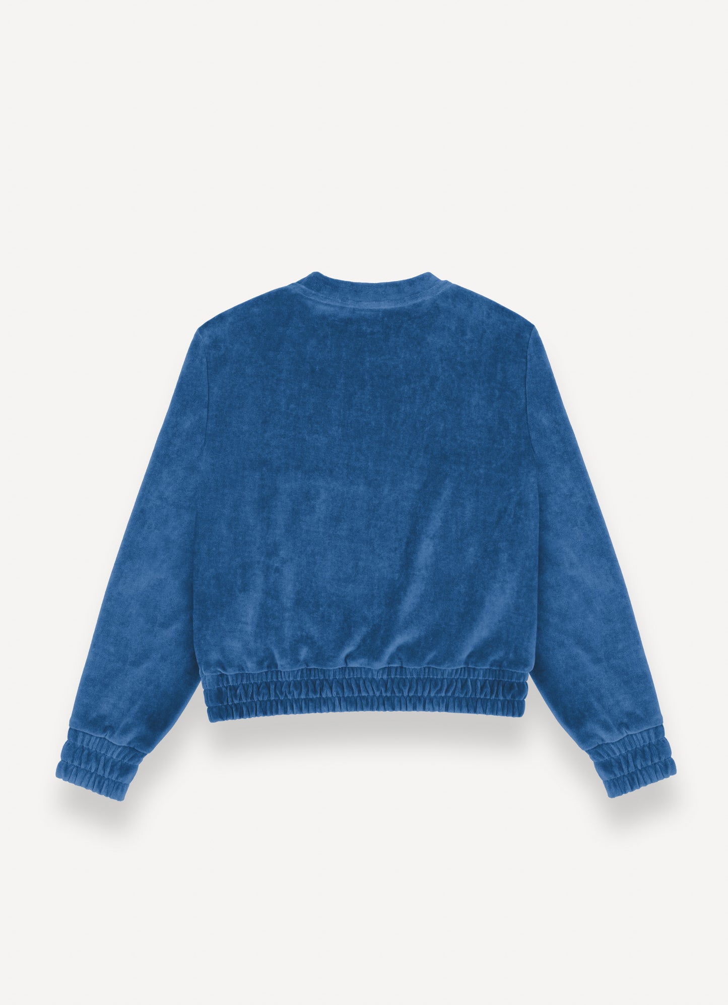 COLMAR BLUE VELOUR SWEATSHIRT