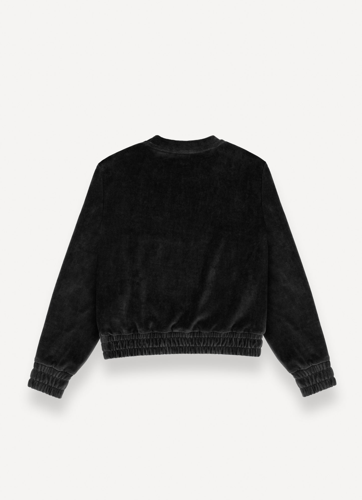 COLMAR BLACK VELOUR SWEATSHIRT