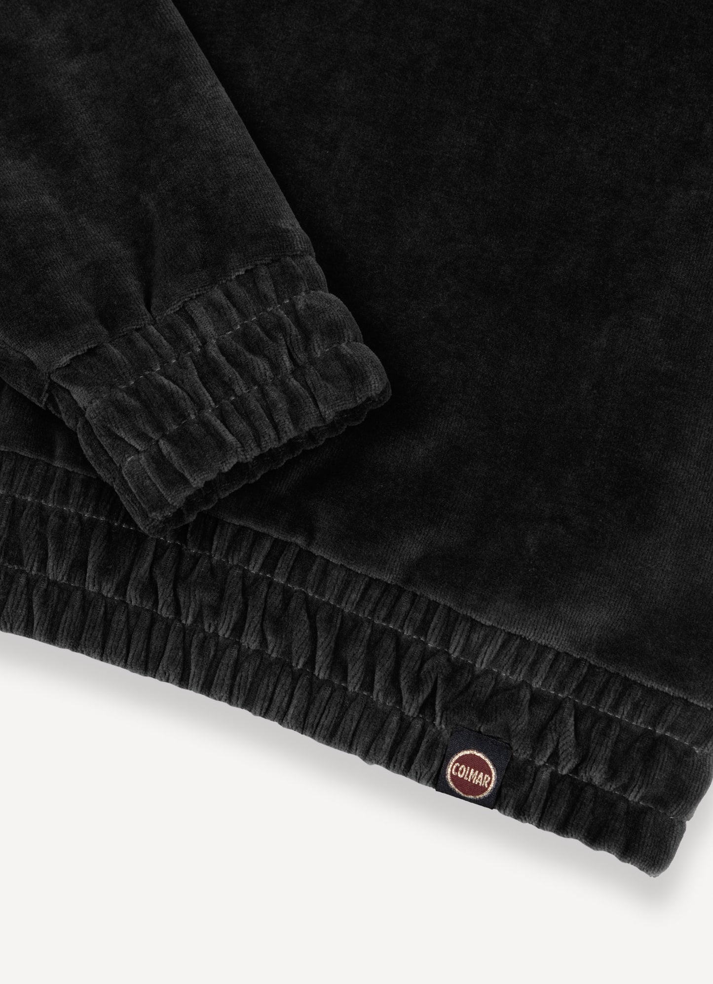 COLMAR BLACK VELOUR SWEATSHIRT