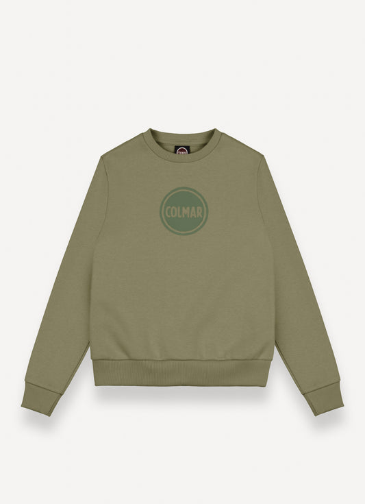 COLMAR OLIVE GREEN CIRCLE LOGO SWEATSHIRT