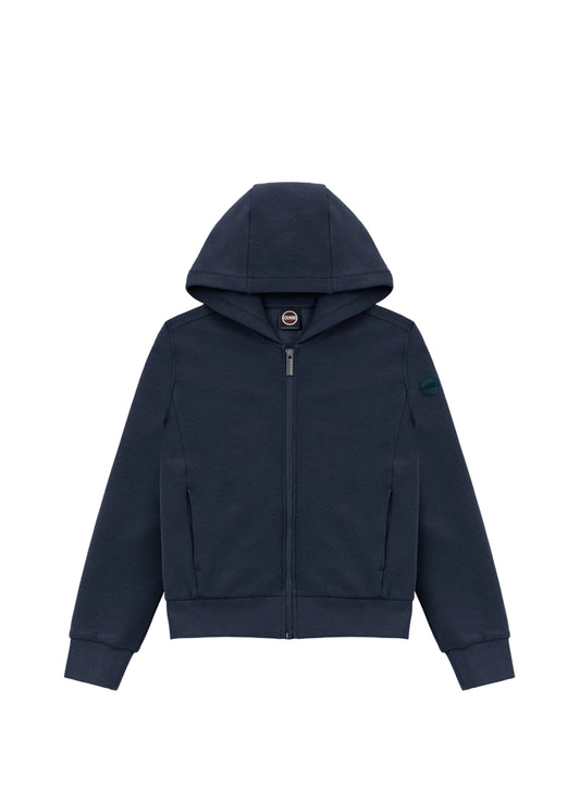 COLMAR NAVY BLUE HOODED SWEATSHIRT