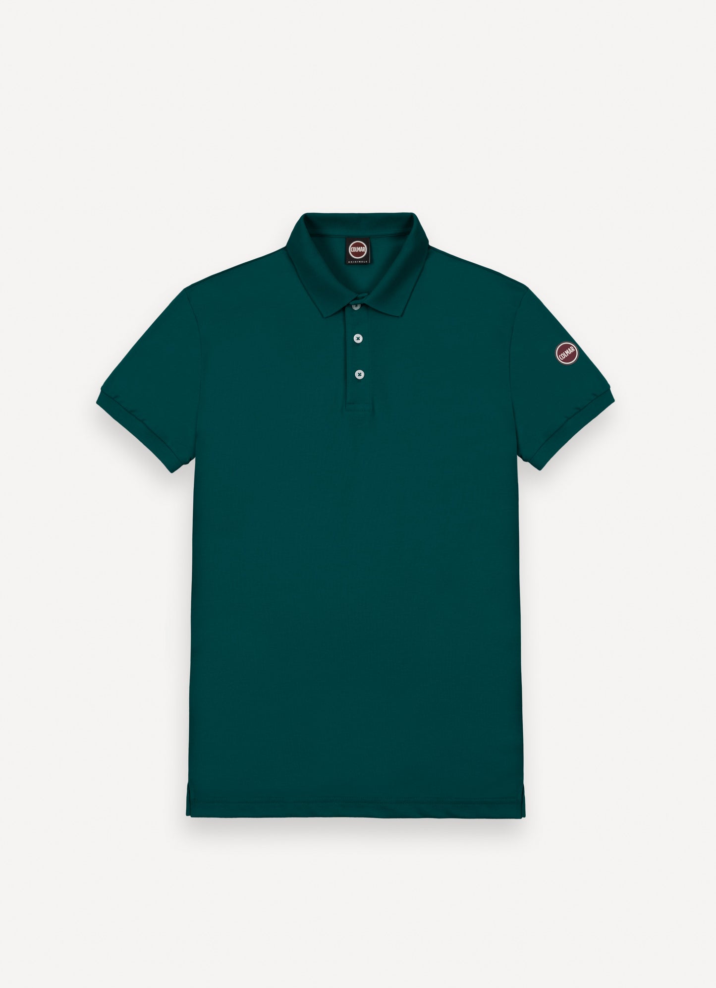 COLMAR TEAL SOLID SS POLO T-SHIRT