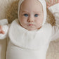 ELY'S & CO IVORY GIRL EMBROIDERED COLLAR OVERALL SET