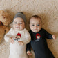 ELY'S & CO NAVY FRENCH BOY FOOTIE + BEANIE
