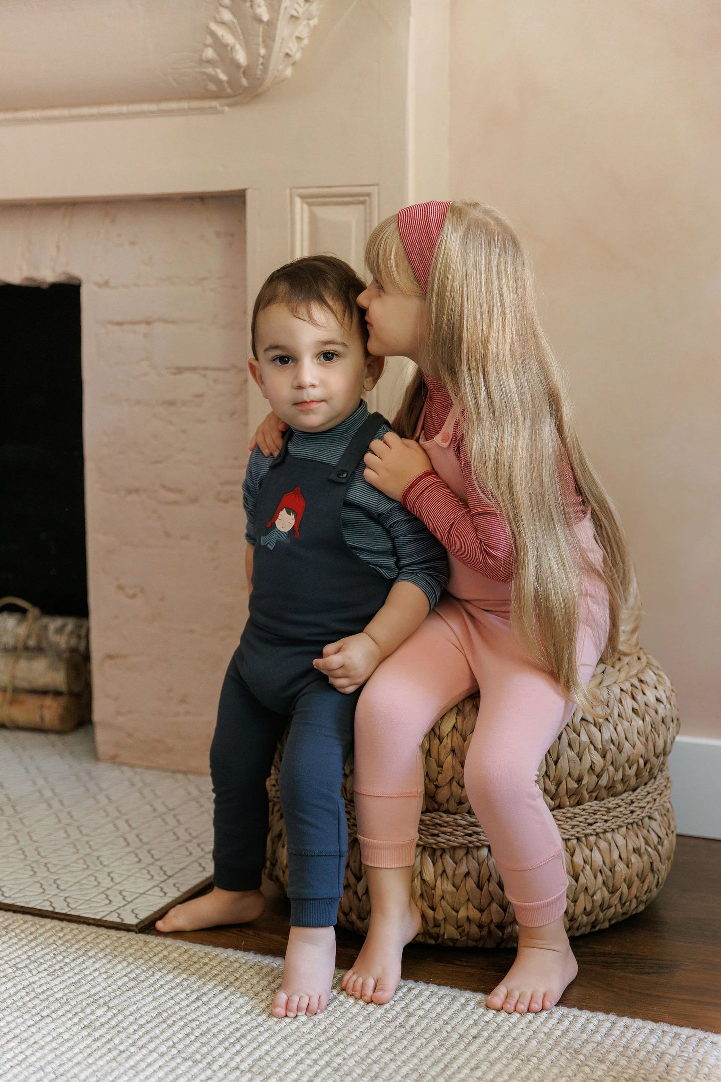ELY'S & CO NAVY FRENCH BOY OVERALLS