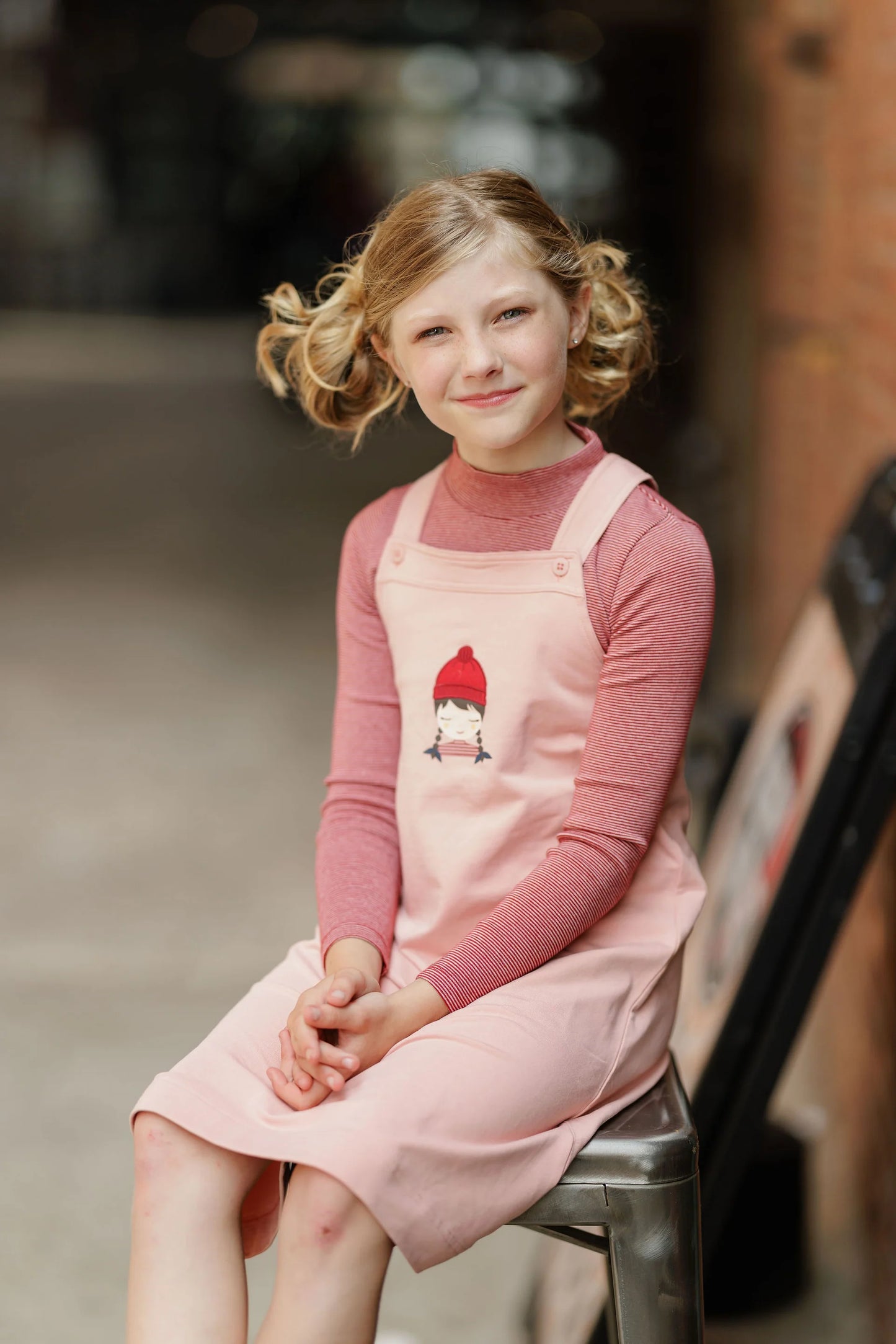 ELY'S & CO PINK FRENCH GIRL JUMPER