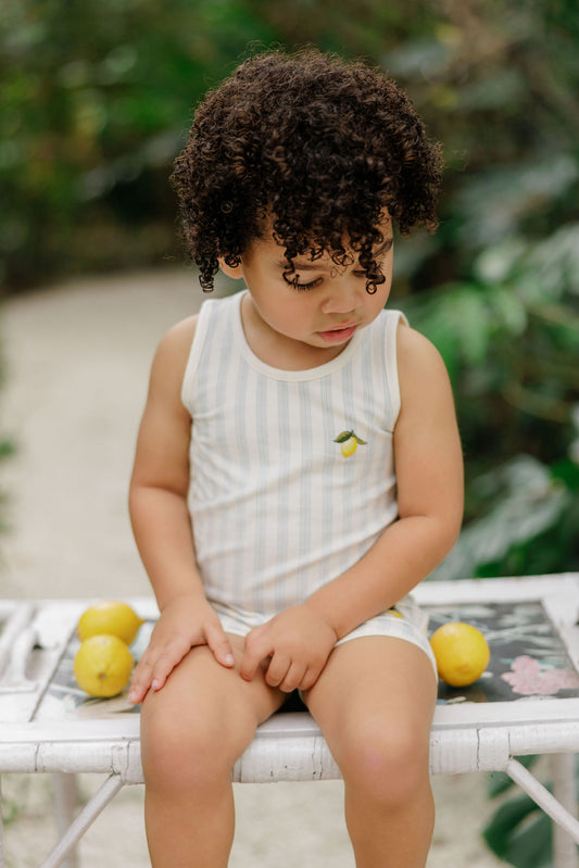 ELYS & CO LEMON FRUIT PRINT TANK SET