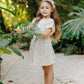 LOOMS IVORY FLORAL EMBROIDERED DRESS [FINAL SALE]