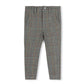 ONE CHILD GREY/MINT SMALL PLAID PANTS