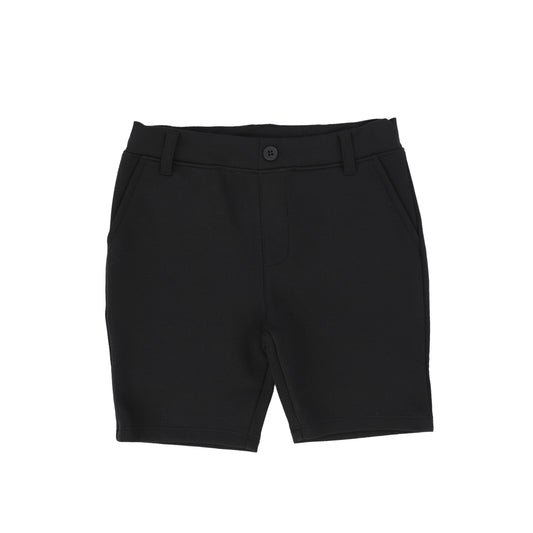 LITTLE PARNI BLACK MILANO SHORTS