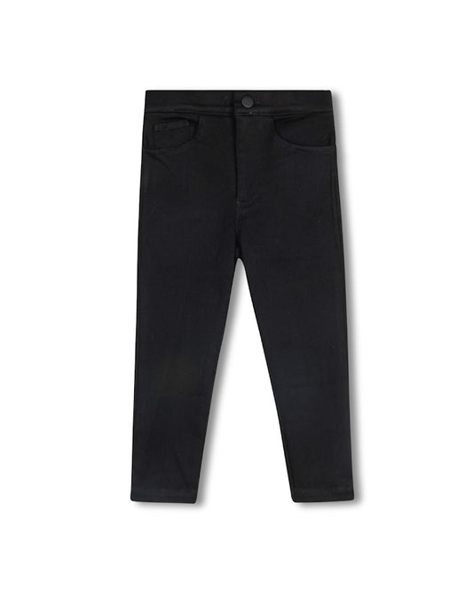 DUKE AND PORT BLACK JEAN STRETCH PANTS